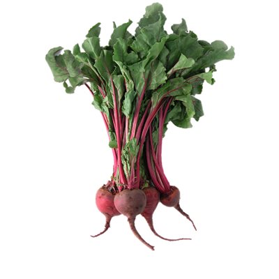 Organic Red Leaf Beets 1 bunch