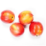 Nectarines blanches bio 1 fruit Environ : 260 g