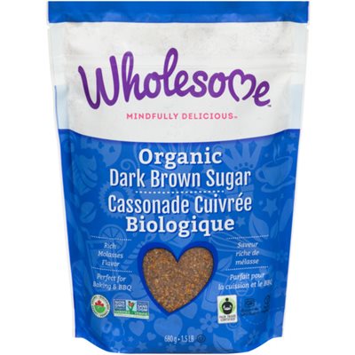 Wholesome Organic Dark Brown Sugar 680g