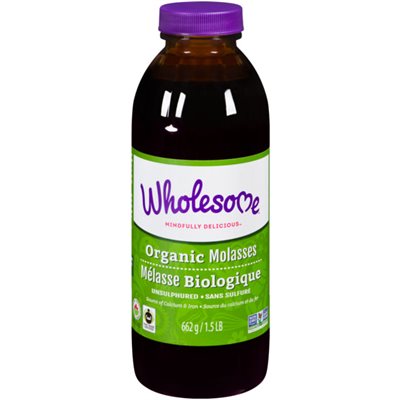 Wholesome Organic Blackstrap Molasses 473ml