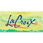 La Croix Sparkling Water Beverage Naturally Keylime Essenced  8cansx355ml