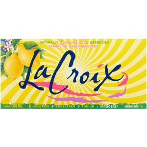 La Croix Sparkling Water Beverage Naturally Limoncello Essenced 8 Cans x 355 ml 