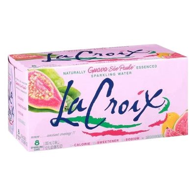 La Croix Sparkling Guava drink 8x355ml