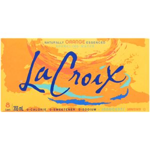 La Croix Sparkling Water Naturally Orange Essence 355ml