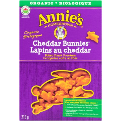 Annie's Organic Cheddar Bunny Crackers 213g