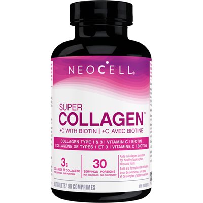 NeoCell Super Collagen +C avec Biotine - 90comprimés