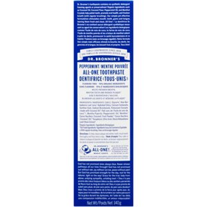 Dr. Bronner's All-One Toothpaste Peppermint 140 g
