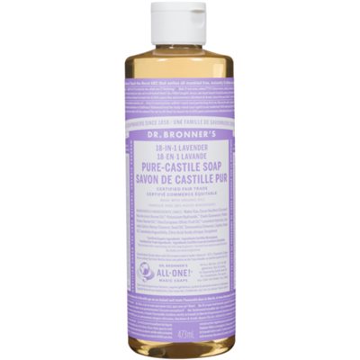 Dr. Bronner's 18-in-1 Lavender Pure-Castile Soap 473 ml 16oz / 