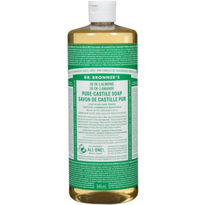 Dr. Bronner's 18-in-1 Pure-Castile Soap Almond 946 ml 32oz / 