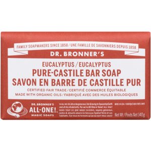 Dr. Bronner's Pure-Castile Bar Soap Eucalyptus 140 g 