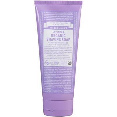 Dr. Bronner's Organic Shaving Soap Lavender 207 ml