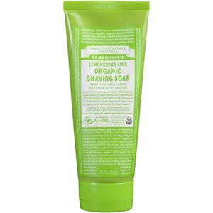Dr. Bronner's Organic Shaving Soap Lemongrass Lime 207 ml