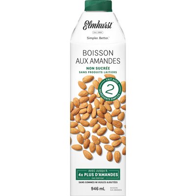 Elmhurst Boisson Aux Amande Non Sucree 946ml