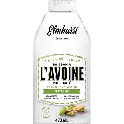 Elmhurst Pistachio Creamy Oat Beverage for coffee 473ml