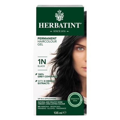 Herbatint Permanent Hair Color | 1N Black 135ml