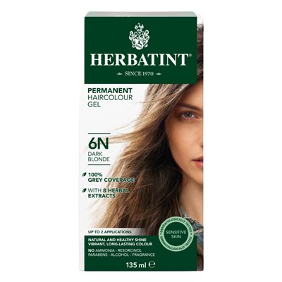 Herbatint Coloration permanente | 6N Blond foncé 135ml