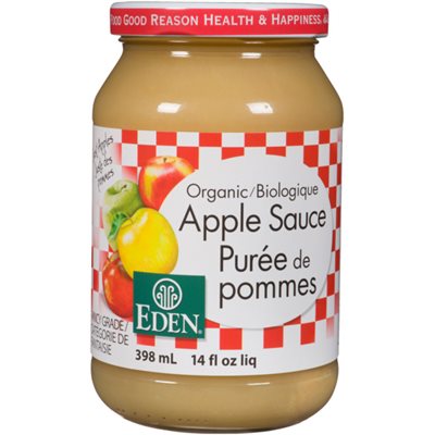 Eden Purée de Pommes Biologique 398 ml