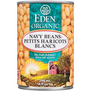 Eden Navy Beans Organic 398 ml 