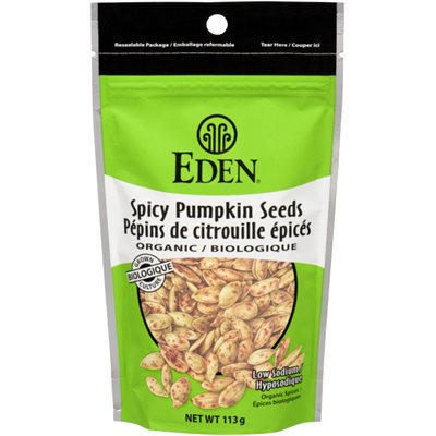 Eden Spicy Pumpkin Seeds Organic 113 g 