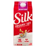 Silk Organic Soy Beverage Unsweetened 1.89l