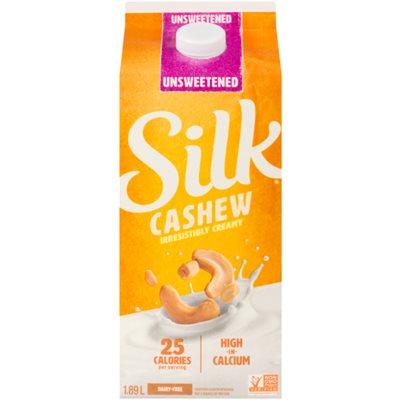 Silk Unsweetened Creamy Cashew Drink 1.89L