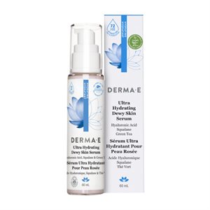 Derma-E Sérum ultra hydratant peau rosée 60ml