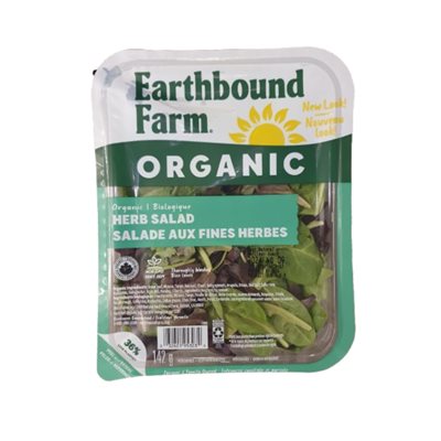 Earthbound Farm- Salades D'herbes Biologiques 142g