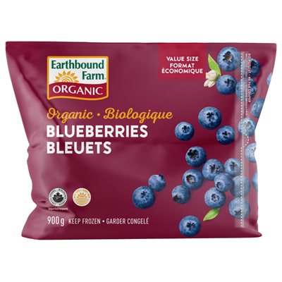 Earthbound Farm Bleuets biologiques format familial 900g