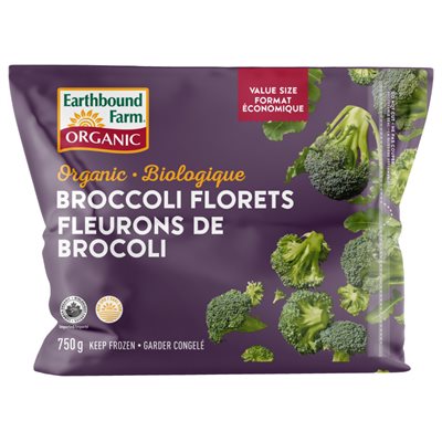 Earthbound Farm Organic Frozen Broccoli Florets 750g