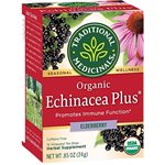 Traditional Medicinals Organic Echinacea Plus Elderberry herbal tea 16s