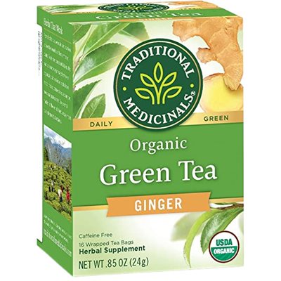 Traditional Medicinals Organic Ginger Green Tea 16s