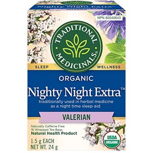 Traditional Medicinals Organic Nighty Night Extra Valerian Herbal tea