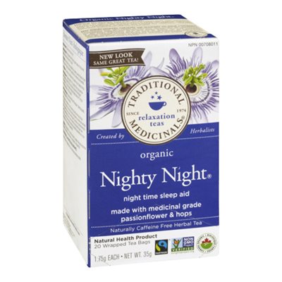 Traditional Medicinals Organic Nighty night Herbal tea