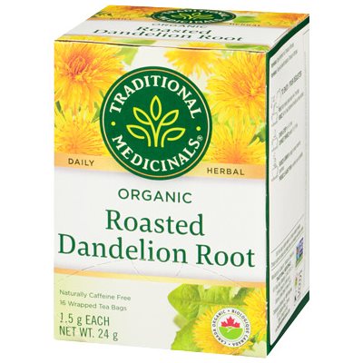 Traditional Medicinals Tisane Racine De Pissenlit Torrefiee Bio 16s