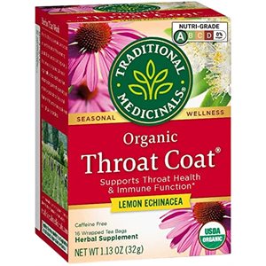 Traditional Medicinals Organic Throat Coat Echinacea And Lemon herbal tea