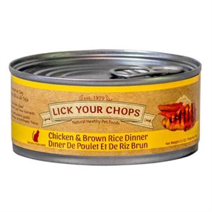 Lick Your Chops Poulet et Riz Brun Nourriture pour Chats 156 g