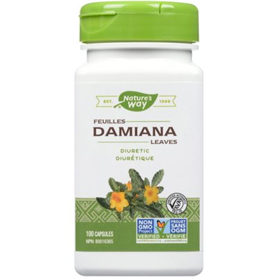 Nature's Way Damiana Leaves 100Vcaps 