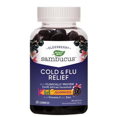 Nature's Way Cold & Flu Relief Gummies Kids 60un