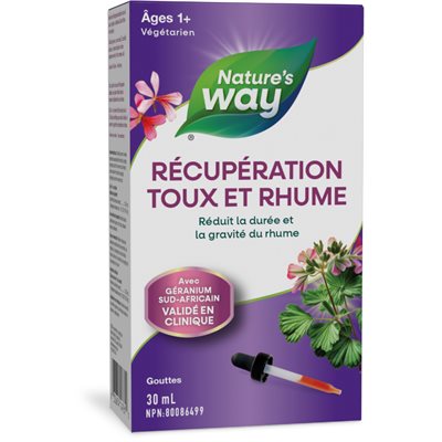 Nature's Way Récupération toux et Rhume Original Gouttes liquide 30 mL