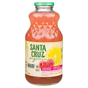 Santa Cruz Organic Raspberry Lemonade 946ml