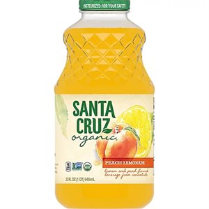 Santa Cruz Limonade à la pêche bio 946 ml
