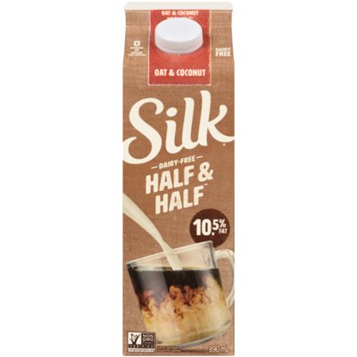 Silk Avoine Et Noix De Coco Pour Café Half & Half 890ml Silk Avoine Et Noix De Coco Pour Café Half & Half 890ml