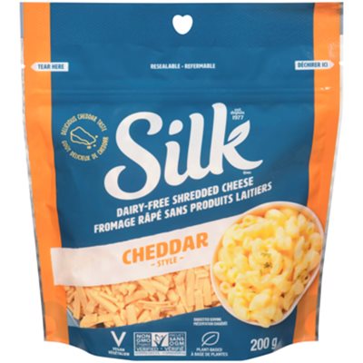 Silk Dairy free shredded Cheese Cheddar Style 200g