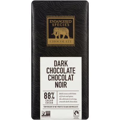 Endangered Species Chocolate Dark Chocolate 85 g 