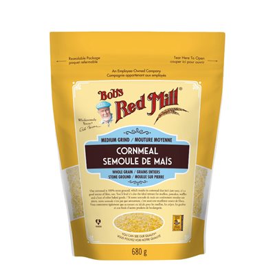 Bob's Red Mill Whole Grain Medium Grind Cornmeal 680g