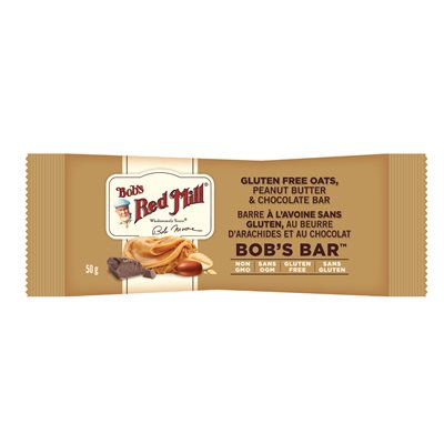 Bob's Red Mill Barreà L'Avoine S-G Beure D'Arachides Et Au Chocolat 50g Bob's Red Mill Barreà L'Avoine S-G Beure D'Arachides Et Au Chocolat 50g
