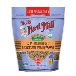 Bob's Red Mill Organic G-F Extra Thick Rolled Oats 907g