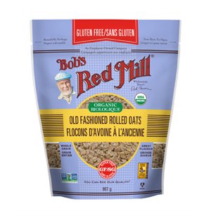 Bob's Red Mill Organic G-F Old Fashioned Rolled Oats 907g