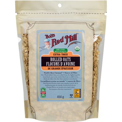 Bob's Red Mill Organic Extra Thick Rolled Oats 454g