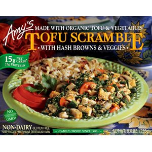 Amy's Kitchen Brouillade Légumes Tofu Pommes De Terre Rissolées 255g